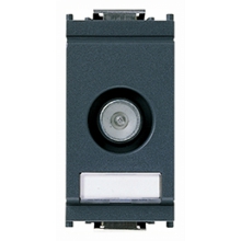 PRESA TV-RD-SAT PASSANTE SERIE IDEA GRIGIO - VIMAR 16306.10 product photo