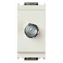 IDEA-PRESA COASSIALE TIPO F 75 OHM BIANCO - VIMAR 16331.B - VIMAR 16331.B product photo