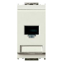 IDEA-PRESA RJ45 NETSAFE CAT.5E UTP BIANCO - VIMAR 16359.11.B product photo