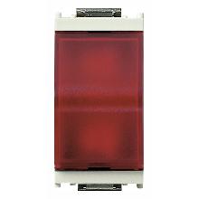 IDEA-SPIA PRISMATCA DIFFUSORE ROSSO BIANCO - VIMAR 16433.R.B - VIMAR 16433.R.B product photo