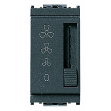 COMMUTATORE A SLITTA 1P 6A 250V 4 POSIZIONI GRIGIO - VIMAR 16558 product photo