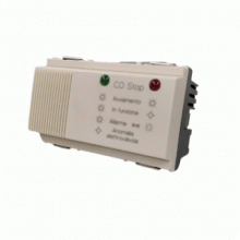 RIVELATORE ELETTRONICO CO 12V SERIE IDEA BIANCO - VIMAR 16588.B product photo