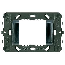 IDEA-SUPPORTO 2MD X SCATOLA QUADRATA GRIGIO - VIMAR 16722 - VIMAR 16722 product photo