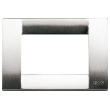 PLACCA CLASSICA 3M NICHEL SPAZZOLATO - VIMAR 16733.34 product photo