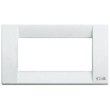 IDEA-PLACCA 4P.METALLO BIANCO - VIMAR 16734.01 - VIMAR 16734.01 product photo