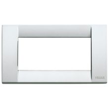 PLACCA CLASSICA 4M ARGENTO METALL. - VIMAR 16734.21 product photo