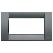 PLACCA CLASSICA 4M ANTRACITE METALL. - VIMAR 16734.23 product photo