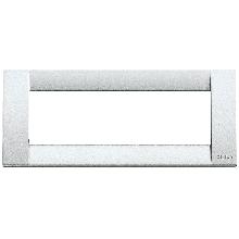 PLACCA CLASSICA 6M ARGENTO METALL. - VIMAR 16736.21 product photo