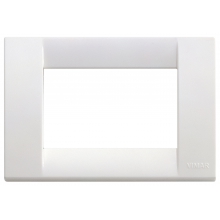 PLACCA CLASSICA 3 POSTI COLORE BIANCO BRILLANTE SERIE IDEA - VIMAR 16743.01 product photo
