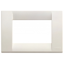 PLACCA 3 POSTI TECNOPOLIMERO COLORE BIANCO SERIE IDEA - VIMAR 16743.04 product photo