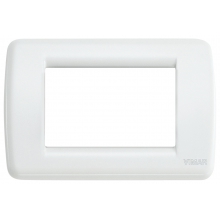 Placca Rondo' 3 Moduli Vimar Idea Bianco - VIMAR 16753.01 product photo