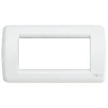 IDEA RONDO'-PLACCA 4M METAL BIANCO - VIMAR 16754.01 - VIMAR 16754.01 product photo