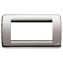 PLACCA ROND 4M NICHEL SPAZZOLATO - VIMAR 16754.34 product photo