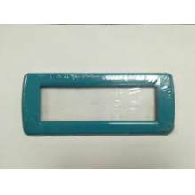 PLACCA 6 MODULI METALLO TURCHESE - VIMAR 16756.06 product photo