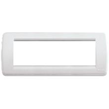 Placca Rondo' 6 Moduli Vimar Idea Bianco Idea - VIMAR 16766.04 product photo