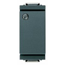 IDEA-INTERR.1P 16A LUMINOSO MOD.RIDOTTO GRIGIO - VIMAR 17001.L - VIMAR 17001.L product photo