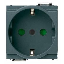 IDEA-PRESA 2P+T 16A SHUKO MOD.RIDOTTO GRIGIO - VIMAR 17039 - VIMAR 17039 product photo