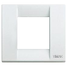 IDEA-PLACCA 1/2M RID.METAL BIANCO - VIMAR 17092.01 - VIMAR 17092.01 product photo