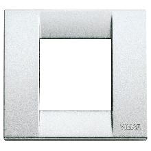 IDEA-PLACCA 1/2M RID.METAL ARGENTO METALLIZ - VIMAR 17092.21 product photo