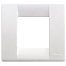IDEA CLASS-PLACCA 1/2M RID.TECNOPOL.BIANCO BRILL - VIMAR 17097.01 - VIMAR 17097.01 product photo