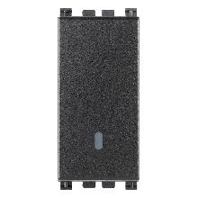 PULSANTE 1P NC 10A GRIGIO - VIMAR 19010 product photo