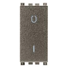 ARKE' INTERRUTTORE 2P 16AX METAL - VIMAR 19015.M - VIMAR 19015.M - VIMAR 19015.M product photo