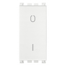 INTERRUTTORE 2P VIMAR ARKE' 16AX BIANCO - VIMAR 19015.B product photo