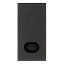 TASTO INTERCAMBIABILE 1 MODULO CON DIFFUSORE ILLUMINABILE GRIGIO - VIMAR 19026 product photo