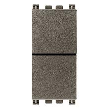 DUE PULSANTI INDIPEND.NO+NO 10A METAL - VIMAR 19066.M - VIMAR 19066.M product photo