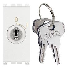 ARKE'-INTERRUTTORE 2P 16AX +CHIAVE BIANCO - VIMAR 19083.B - VIMAR 19083.B product photo