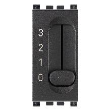 COMMUTATORE A SLITTA 1P 6(2)A GRIGIO - VIMAR 19095 - VIMAR 19095 product photo