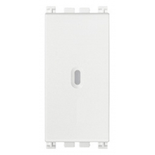 DEVIATORE ARKE' 1 PULSANTI 16AX ASSIALE BIANCO - VIMAR 19105.B product photo