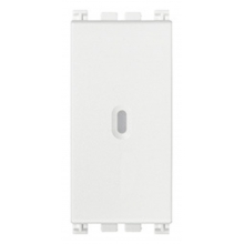 INVERTITORE ARKE' 1 PULSANTE 16AX ASSIALE BIANCO - VIMAR 19113.B product photo