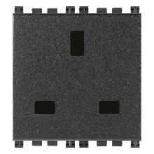 ARKE'-PRESA 2P+T 13A INGLESE GRIGIO - VIMAR 19219 - VIMAR 19219 product photo