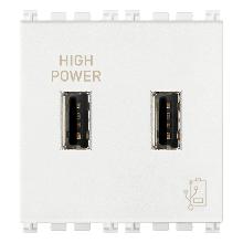 ARKE'-UNITA'ALIMENTAZIONE USB 5V2,1A 2M BIANCO - VIMAR 19295.B - VIMAR 19295.B - VIMAR 19295.B product photo