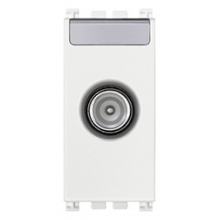 PRESA TV-RD-SAT PASSANTE BIANCO - VIMAR 19300.10.B product photo