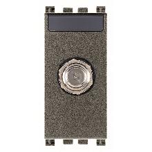 Presa coassiale tipo F femmina Metal - VIMAR 19318.M product photo