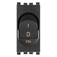 ARKE'-INTERRUTTORE MT 1P+N C16 120-230V GRIGIO - VIMAR 19405.16 - VIMAR 19405.16 product photo
