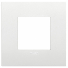 PLACCA ARKE' CLASSIC 2 MODULI TECNOPOLIMERO BIANCO - VIMAR 19642.74 product photo