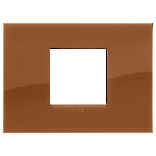 Arké Placca Classic 2MC Reflex caramel - VIMAR 19652.62 - VIMAR 19652.62 product photo