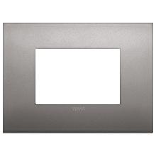 ARKE'-PLACCA CLASSIC 3M METALLO NICHEL NERO - VIMAR 19653.10 - VIMAR 19653.10 - VIMAR 19653.10 product photo