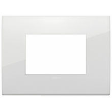 PLACCA CLASSIC 3 MODULI POLAR - VIMAR 19653.06 product photo