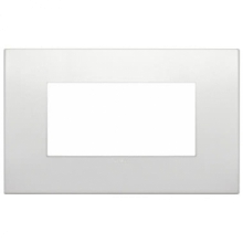 PLACCA ARKE' CLASSIC 4 MODULI METALALLO PERLA MATT - VIMAR 19654.05 product photo