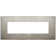 ARKE'-PLACCA CLASSIC 7M METAL.ACCIAIO SPAZZOLATO - VIMAR 19657.08 - VIMAR 19657.08 - VIMAR 19657.08 product photo