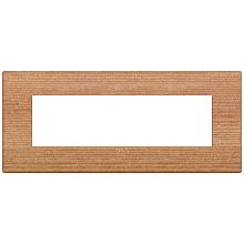 Vimar Ark&eacute; Placca Classic 7M larice - VIMAR 19657.43 - VIMAR 19657.43 product photo