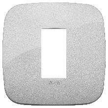 Arkè Placca Round 1M silver - VIMAR 19671.89 - VIMAR 19671.89 product photo