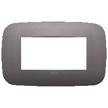 ARKE'-PLACCA ROUND 4M METAL.NICHEL DARK - VIMAR 19684.29 - VIMAR 19684.29 product photo