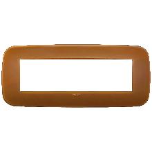 ARKE'-PLACCA ROUND 7M TECNOP.REFLEX CARAMEL - VIMAR 19687.62 - VIMAR 19687.62 product photo