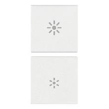 DUE MEZZI TASTI 1M REGOLAZIONE BIANCO - VIMAR 19751.3.B - VIMAR 19751.3.B - VIMAR 19751.3.B product photo