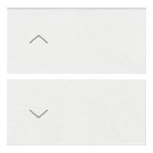ARKE'DUE MEZZI TASTI 2M SIMBOLI FRECCE BIANCO - VIMAR 19752.2.B - VIMAR 19752.2.B - VIMAR 19752.2.B product photo